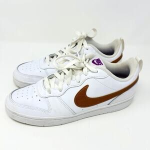 Nike Court Borough Low 2 SE GS White Metallic Copper DQ5970-100